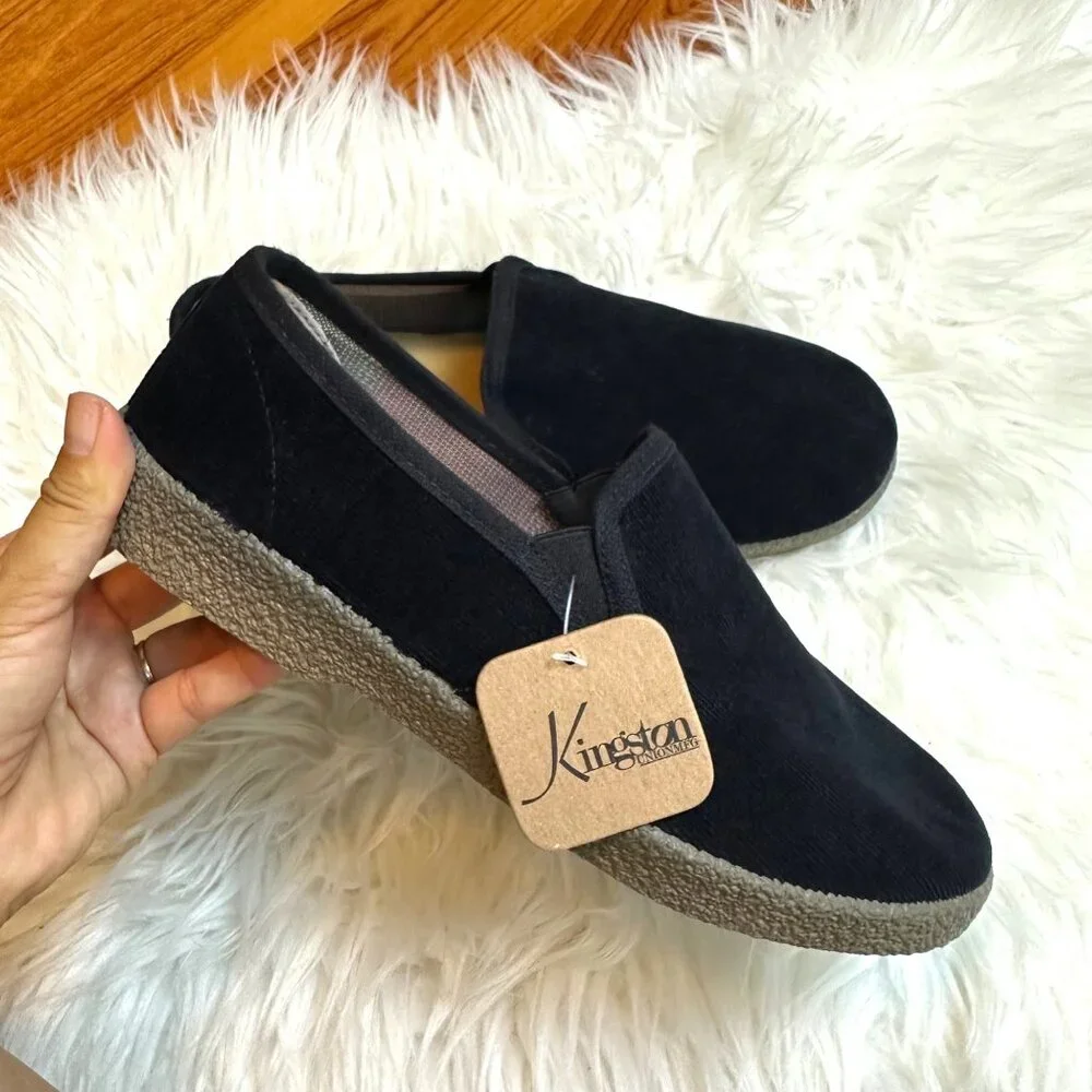 Kingston Union The Wino Corduroy Loafers Mens 6 Slip On Casual Everyday Shoes